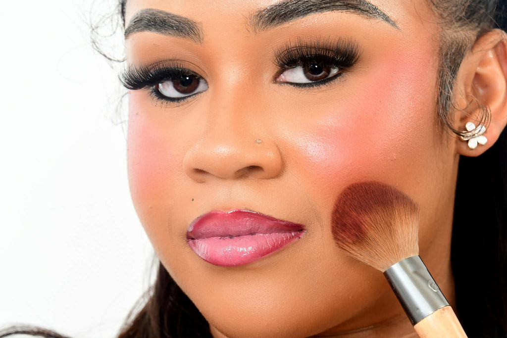 Coral pink blush